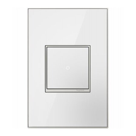 Pass & Seymour 1G WHT Mirr Wall Plate AWM1G2MW4